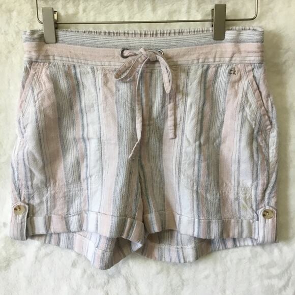 Calvin Klein Pink with Mixed-Striped Shorts - Picture 1 of 12